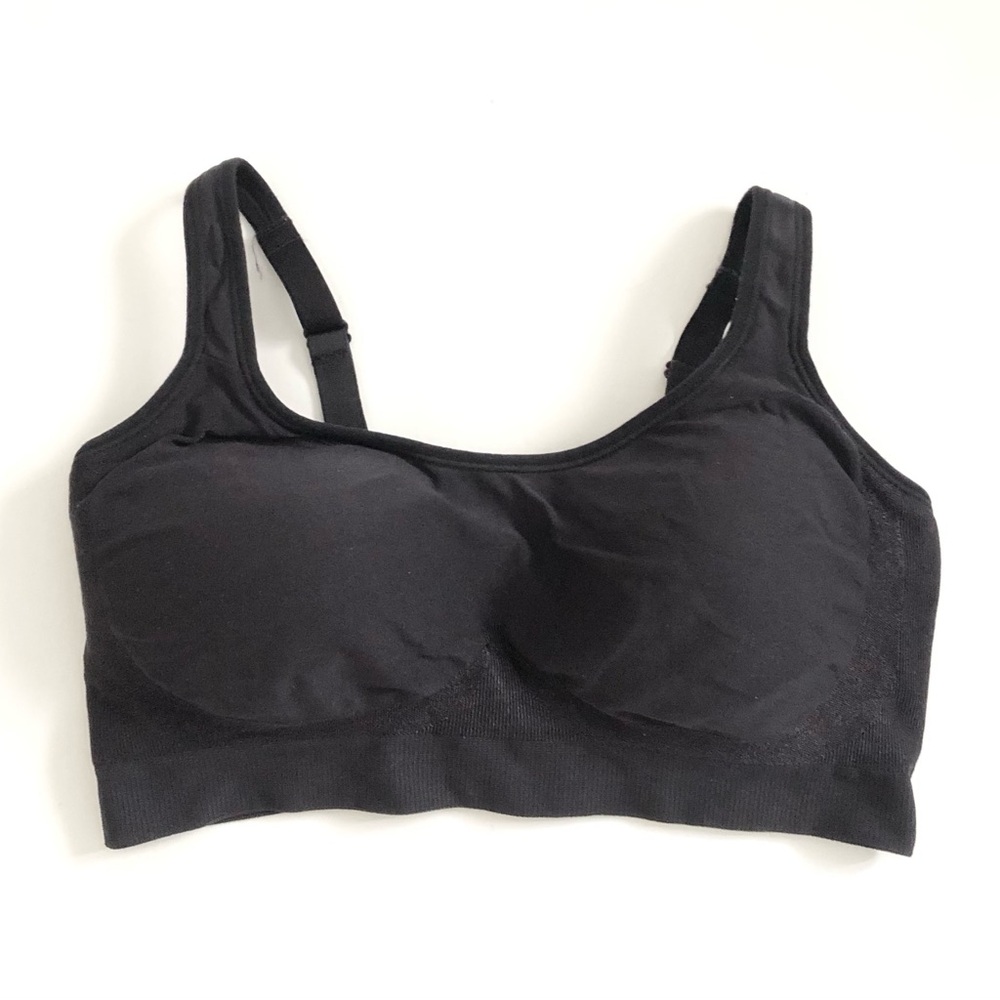 Underoutfit Seamless Wireless Comfort Bra - Black Large
